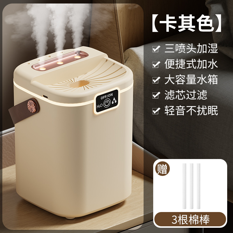 source manufacturer bedroom 3-hole large spray usb humidifier office desk surface panel air conditioning room hydrating air purifier thumbnail