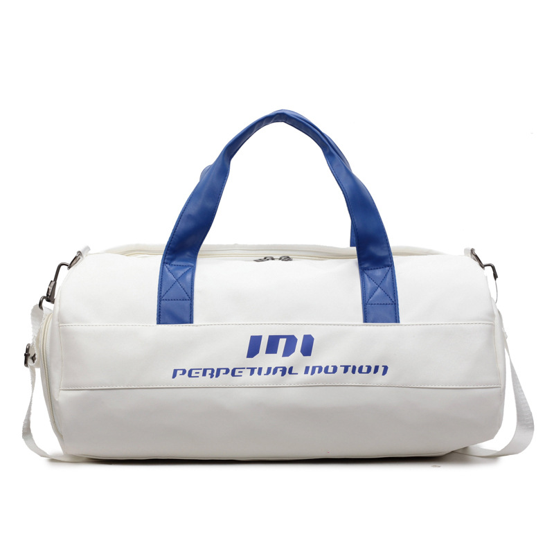 wholesale large capacity gym bag dry wet separation sports handbag trendy soft leather textured cross-body boarding travel bag Specification drawing