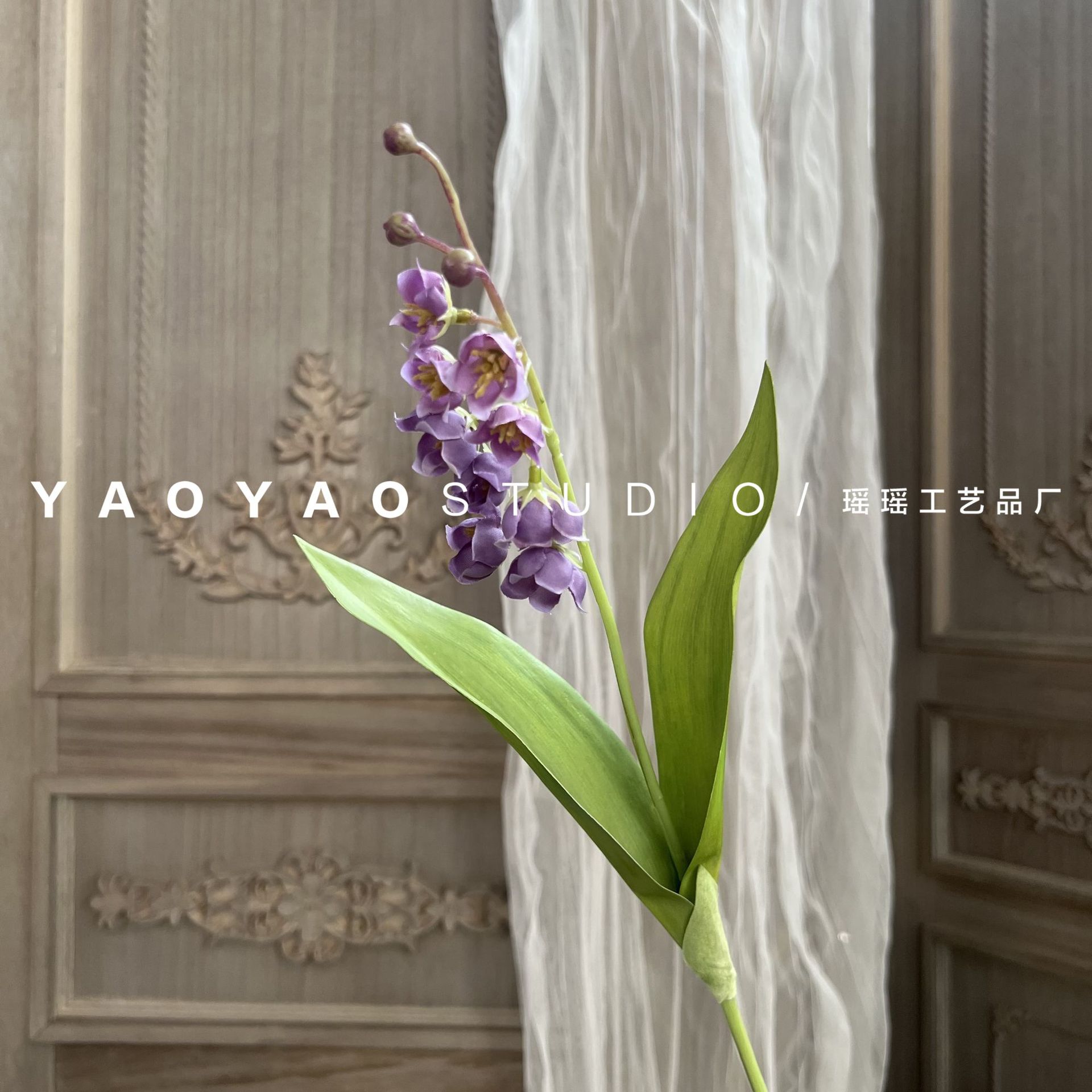 fresh ins style artificial flower lily flower arrangement bridal bouquet material high quality wind chimes fake flower dining table fake flowers full figure