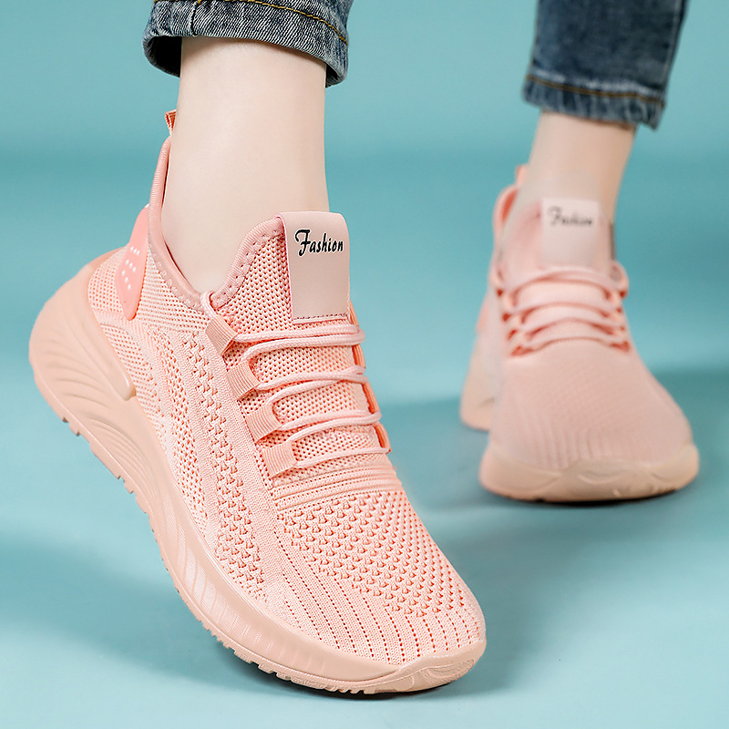 women's shoes soft bottom not tired cross-border shoes women's summer new white shoes air cushion shoes slip-on casual sneakers details Picture