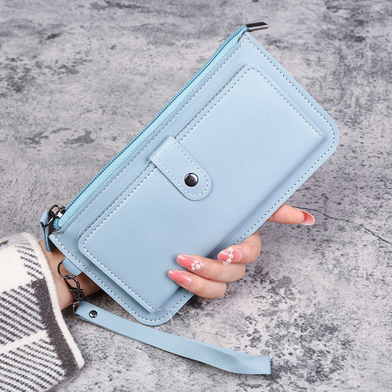 new wallet women's japanese and korean students multi-card-slot coin purse large capacity card holder coin bag fashion all-match small zipper Item Picture