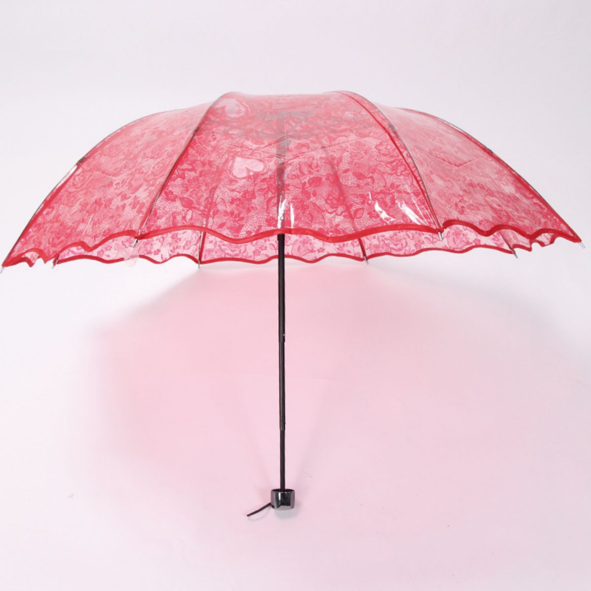 factory direct supply transparent self-opening umbrella 8 bone automatic fresh triple folding umbrella advertising umbrella gift umbrella logo printing Application Scenario