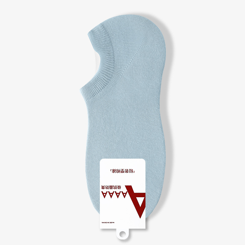 teal spring and summer socks women's pure cotton ankle socks wholesale tight deodorant and sweat-absorbing cotton women's low top socks thin full figure