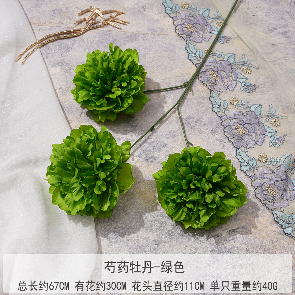 peony artificial flower bouquet handmade flowers wedding flower artificial silk flower wedding landscaping decoration floor arrangement Application Scenario