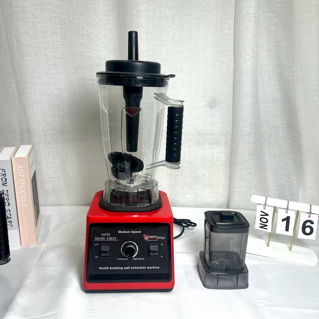 4lblender cross-border north american stainless steel cooking machine large capacity cytoderm breaking machine juicer mixer meat grinder full figure
