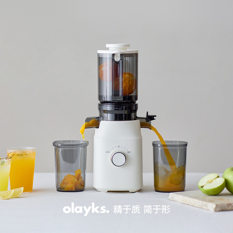 olayks standing juicer separation of juice and residue juicer household automatic slag juice slow grinding large diameter juice-making full figure
