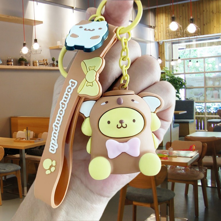 cartoon cute sanrio keychain doll pendant car key ring hanging bag key chain accessories wholesale Item Picture