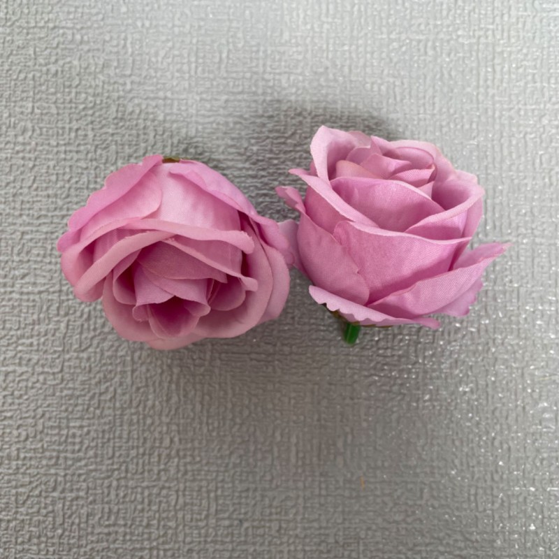 5cm artificial rose flower head wedding celebration flower wall arch decorative fake flower cross-border amazon artificial roses single flower Specification drawing