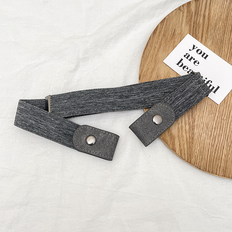 lazy military training belt women's denim pants elastic and waisted invisible belt waist change small waist of trousers tightening artifact full figure