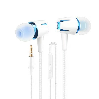 3.5 round hole wired headset type-c semi-in-ear hd call mobile phone belt lightning headset factory wholesale Specification drawing