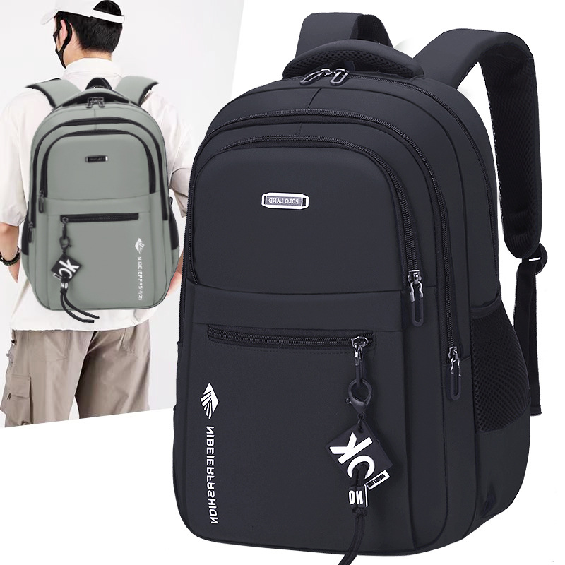 backpack men's large capacity business leisure travel computer tide high school junior high school student schoolbag college students' backpack details Picture