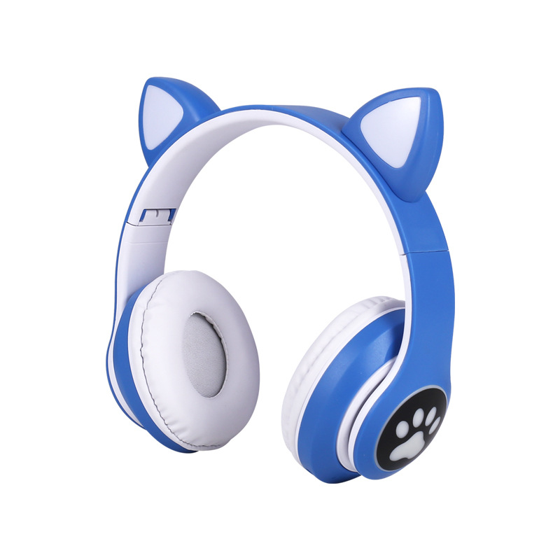 cross-border headset bluetooth headset stn-28  ear bass flashing luminous wireless sports card headset Specification drawing