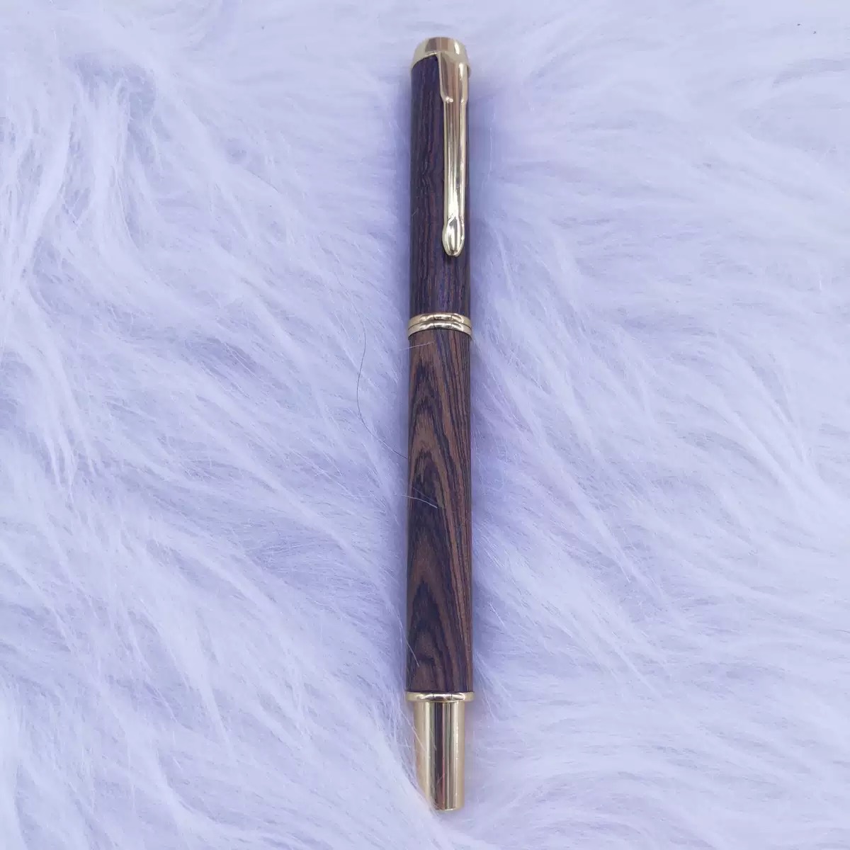 yongsheng pen ebony high-end durable chinese style calligraphy art primary and secondary school students calligraphy pen writing brush dual-use details Picture