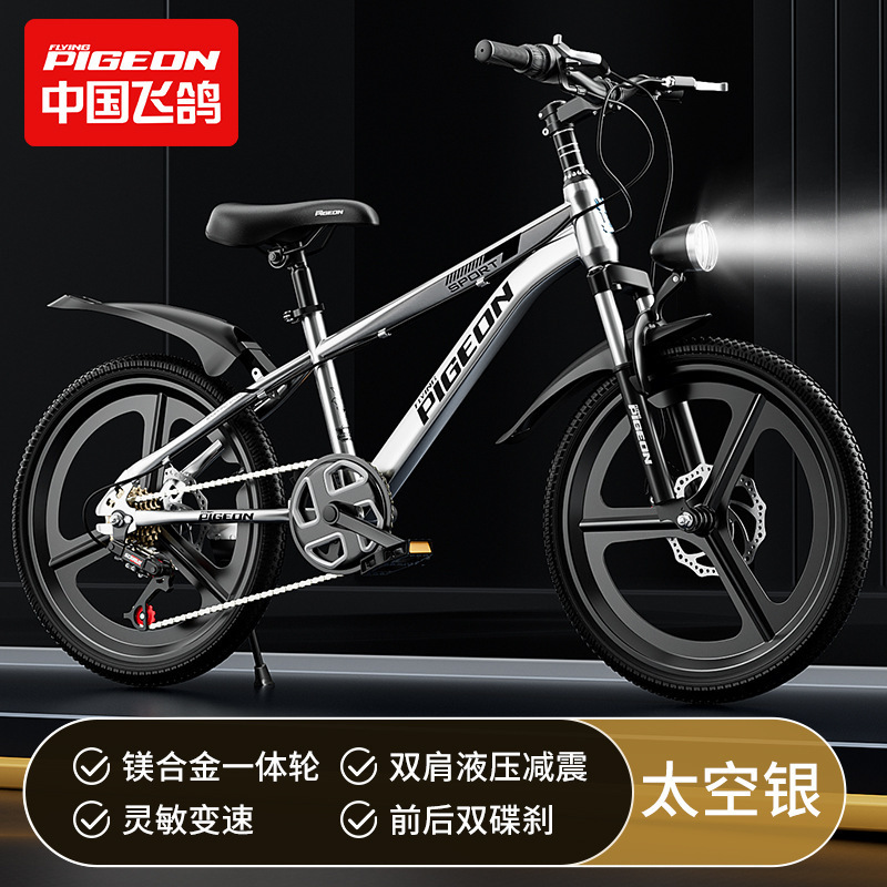 flying pigeon children's bicycle boy 6-12-15 years old junior high school student girl variable speed mountain bike Item Picture