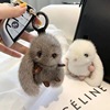 wholesale cross-border cute exquisite mink plush bunny pendant car key ring suitcase hanger pendant birthday gift Application Scenario