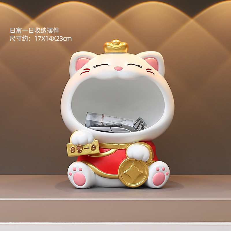 light luxury high-end recruitment big mouth fortune  key storage desktop decoration housewarming new house and living room home decoration gift Item Picture