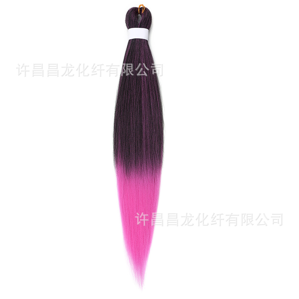 pvc low temperature flame retardant fluffy ez pull block big braid low temperature shaping wig wholesale 26 inch 90gez braid Application Scenario