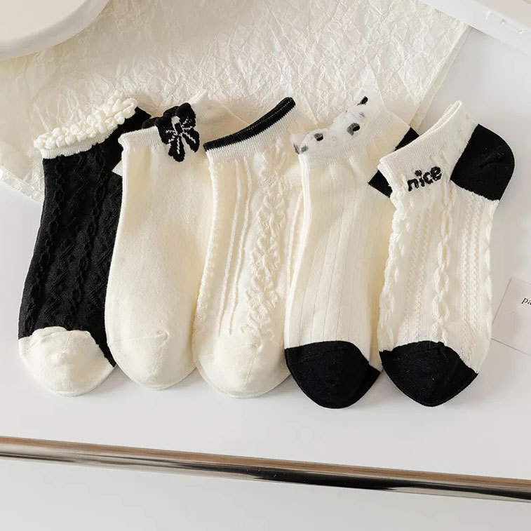 women's short socks spring/summer/autumn ins style cute wild korean style new short socks women's socks short ankle socks wholesale details Picture