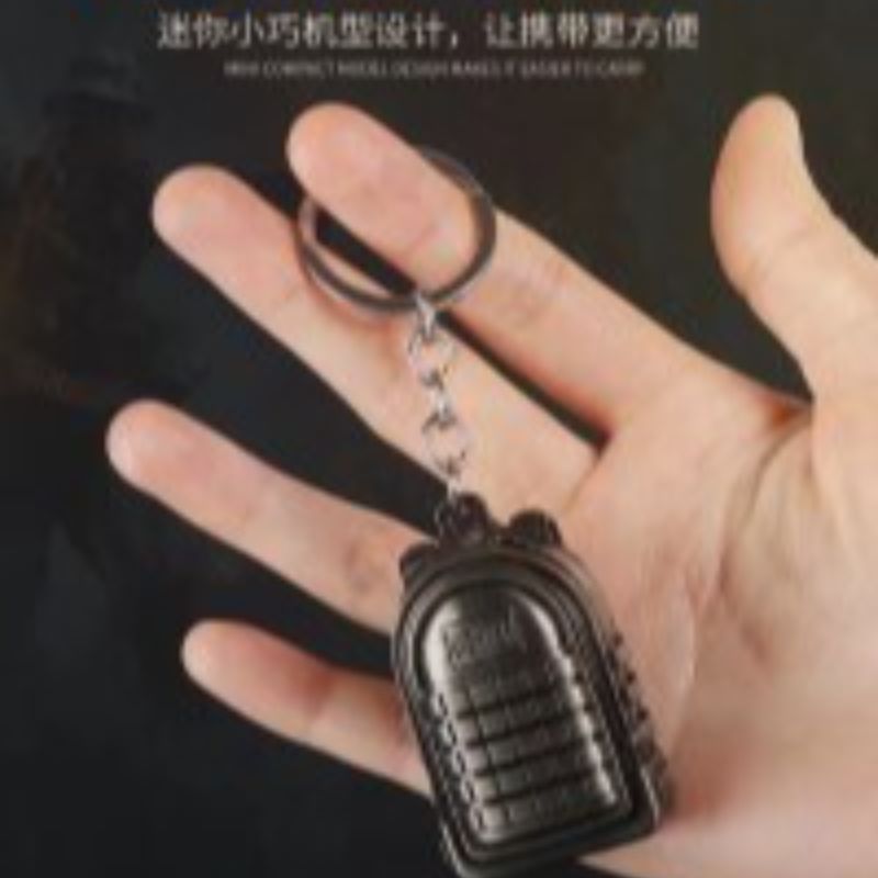 绝地求生钥匙扣吃鸡游戏背包周边模型网红创意新款明火打火机详情图3