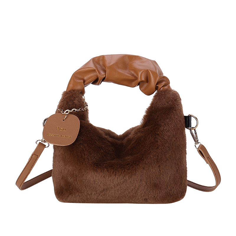 women's bag new fashion popular fairy plush bag women's bag new handbag cute one-shoulder messenger bag plush bag Application Scenario