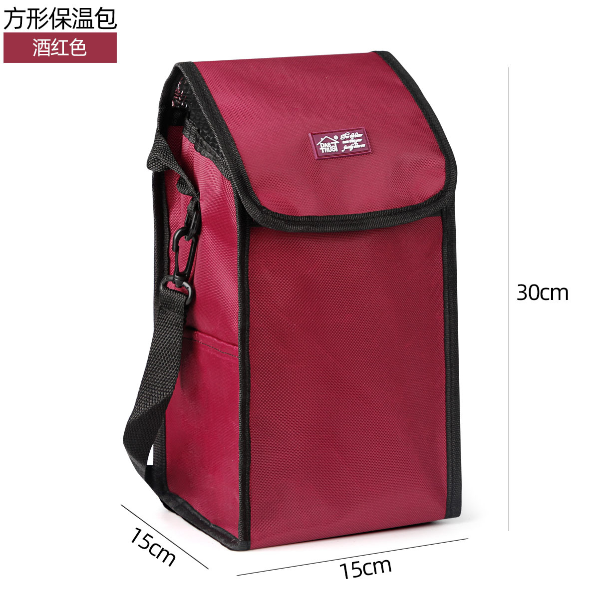 lunch box bag insulated tote round aluminum foil thickening office worker cloth bag packed lunch student lunch bag hand carrying details Picture