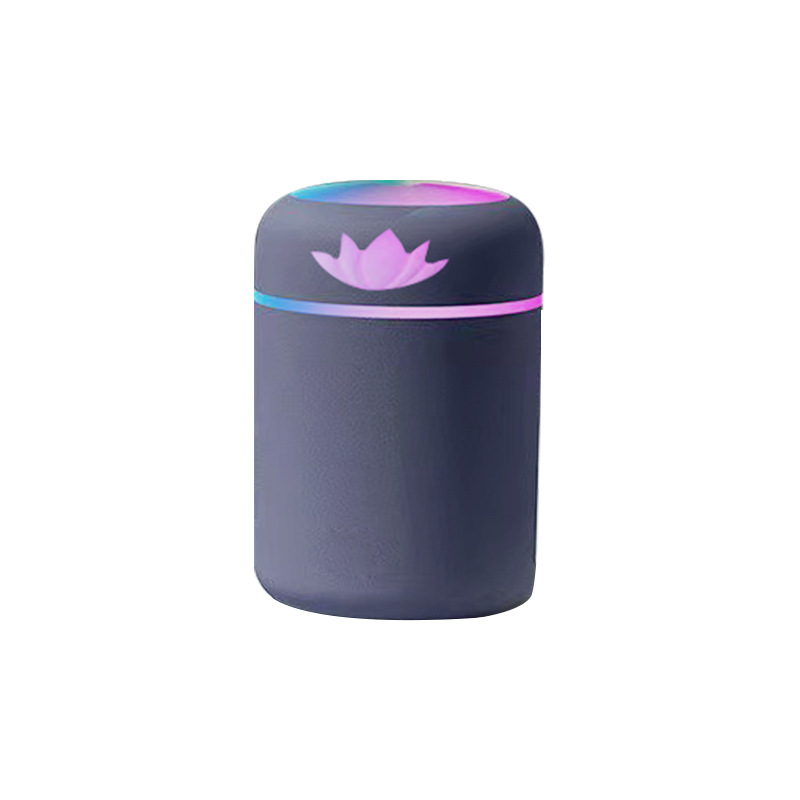 small aroma diffuser mini desktop usb car horse running light office home mute colorful cup humidifier details Picture