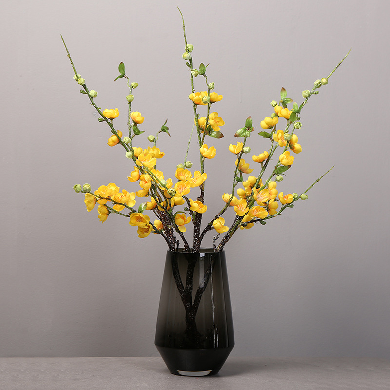 simulation peach branches peach tree living room home decoration dance artificial/fake flower decoration landscape plastic fake flower Item Picture
