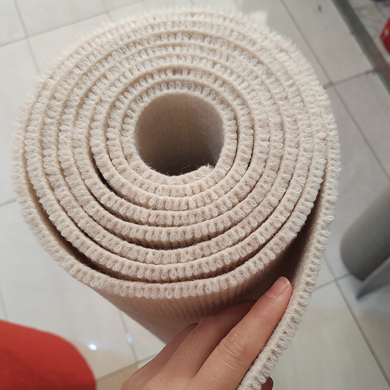 solid color carpet bedroom living room window cushion extra thick large area fully covered commercial stain-resistant easy-to-care striped carpet Application Scenario