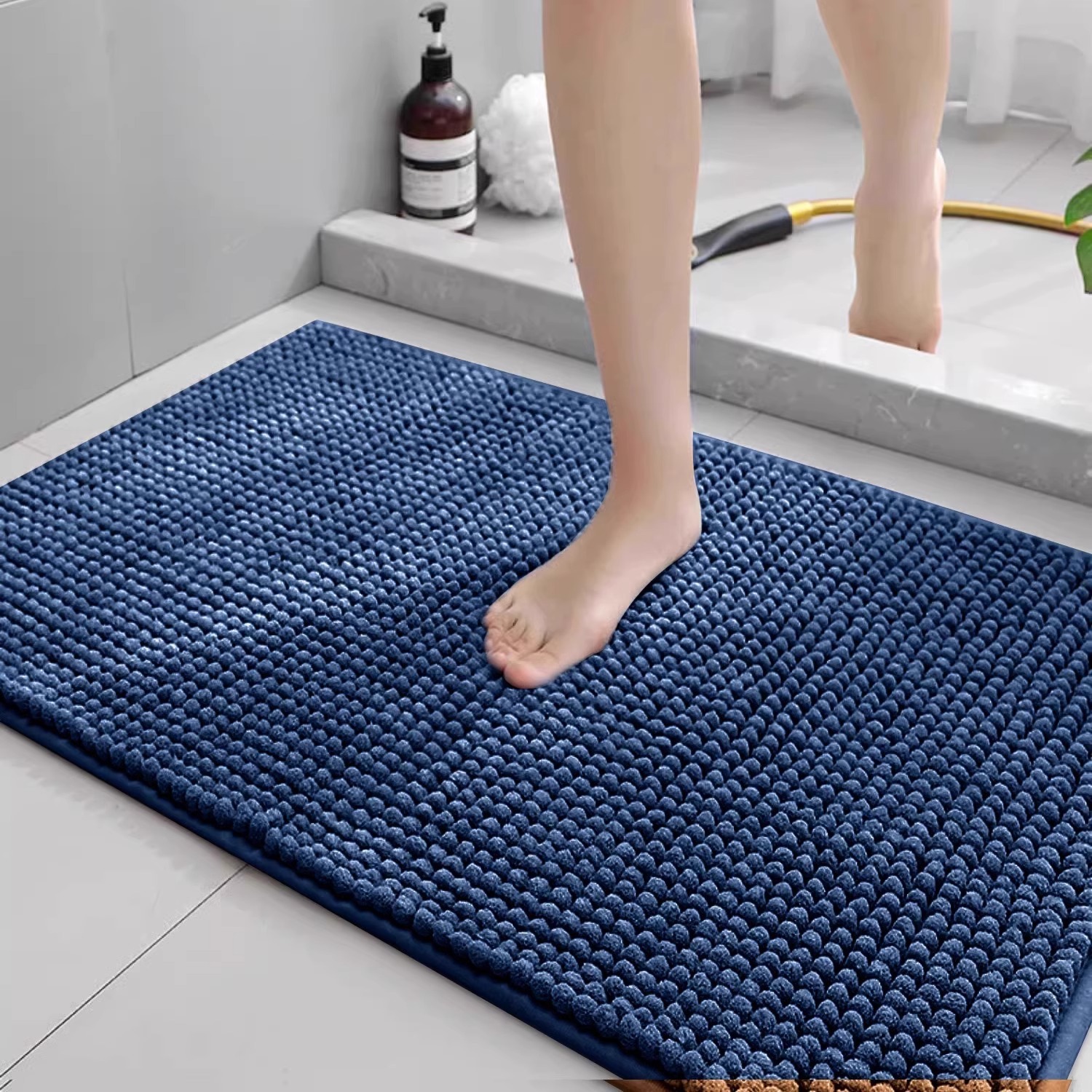 toilet floor mat bathroom door absorbent carpet domestic toilet non-slip floor mat hotel floor towel bathroom mat full figure
