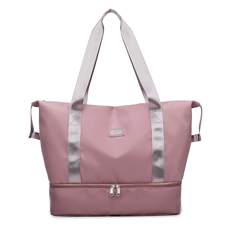 cross-border travel bag short distance lightweight tote can cover trolley case student large-capacity luggage bag storage gym bag full figure