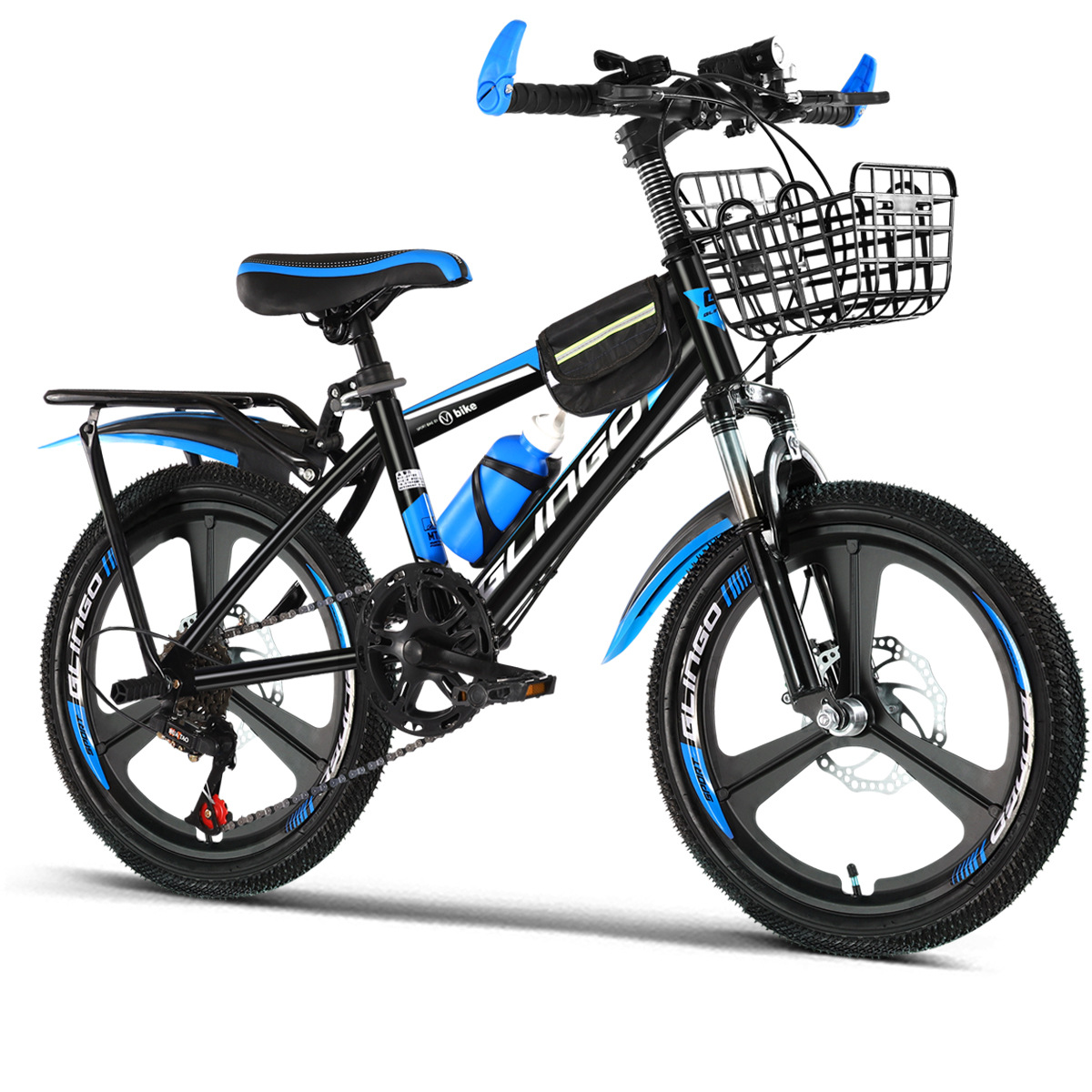 children's bicycle mountain 6-8-9-10-12 years old boys and girls students teenagers variable speed mountain medium and large children full figure