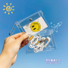 cross-border girls' lipstick storage bag coin purse student bracelet bag transparent certificate card holder bank card holder gu card holder Specification drawing