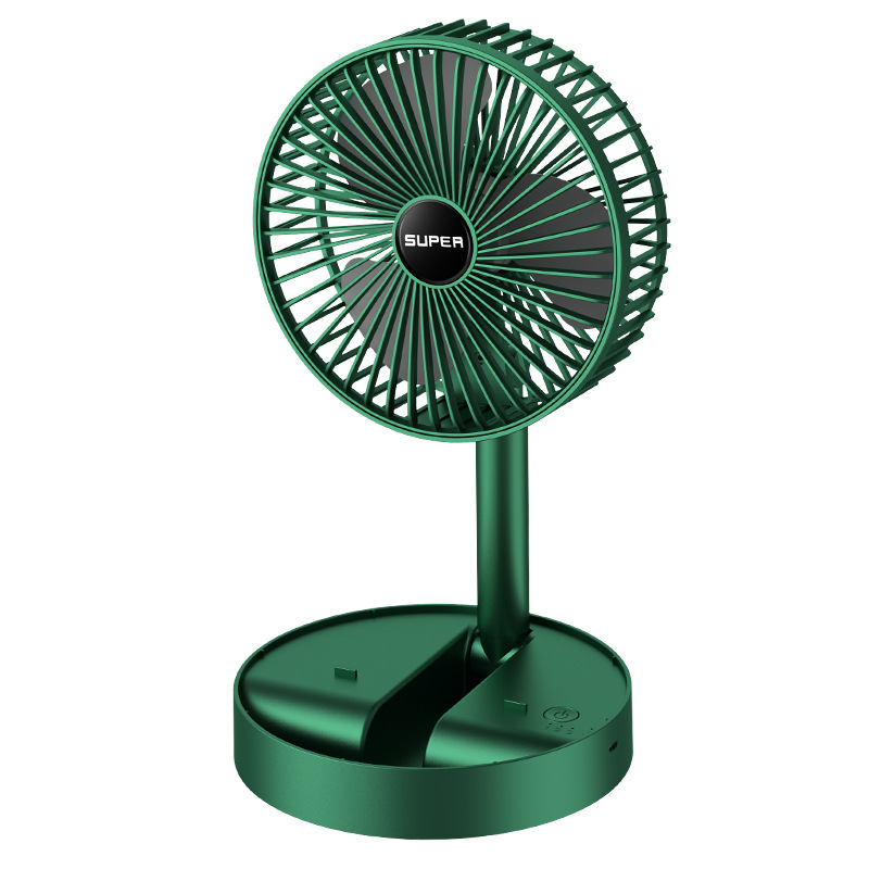 cross-border collapsible rechargeable fan portable outdoor travel household desk fan usb rechargeable desktop Item Picture