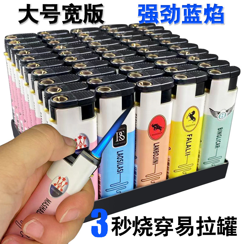 new wholesale windproof blue flame torch lighter household disposable electronic ignition convenience store supermarket inflatable Application Scenario