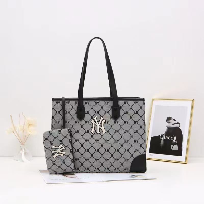 korea 2025 new mlb tote bag women's fashion handbag everyday joker large capacity shoulder bag details Picture