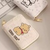 new 2023 expanding card holder zipper wallet certificate good-looking high-grade children student waterproof bear female male Item Picture