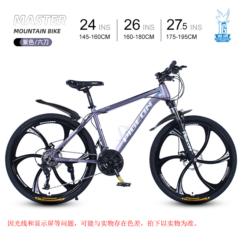 flying pigeon bicycle men's off-road variable speed mountain bike 24-inch outdoor sports riding road bike bicycle Specification drawing