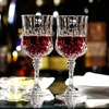 crystal glass diamonds red wine glass vintage embossed dessert wine cocktail glass goblet wine glass wine glass Item Picture