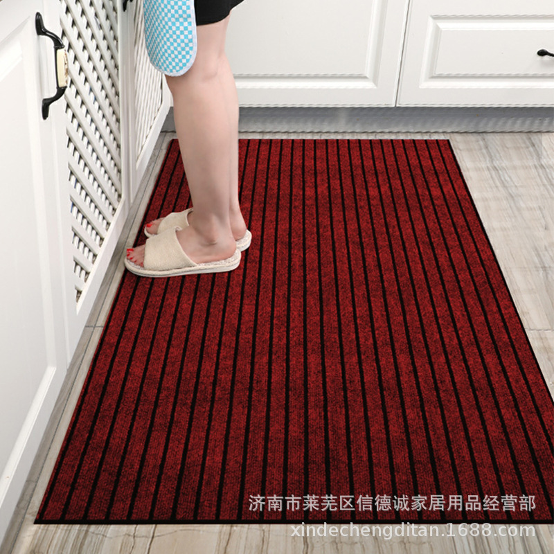 kitchen floor mat oil-proof stain-resistant floor mat absorbent oil-absorbing carpet home doorway door mat one piece dropshipping cutting full figure
