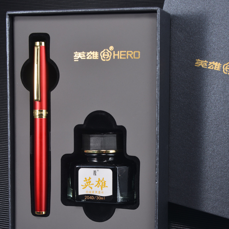hero hero pen 777 yi pin series men and women writing practice office high-end business meeting gift pen full figure