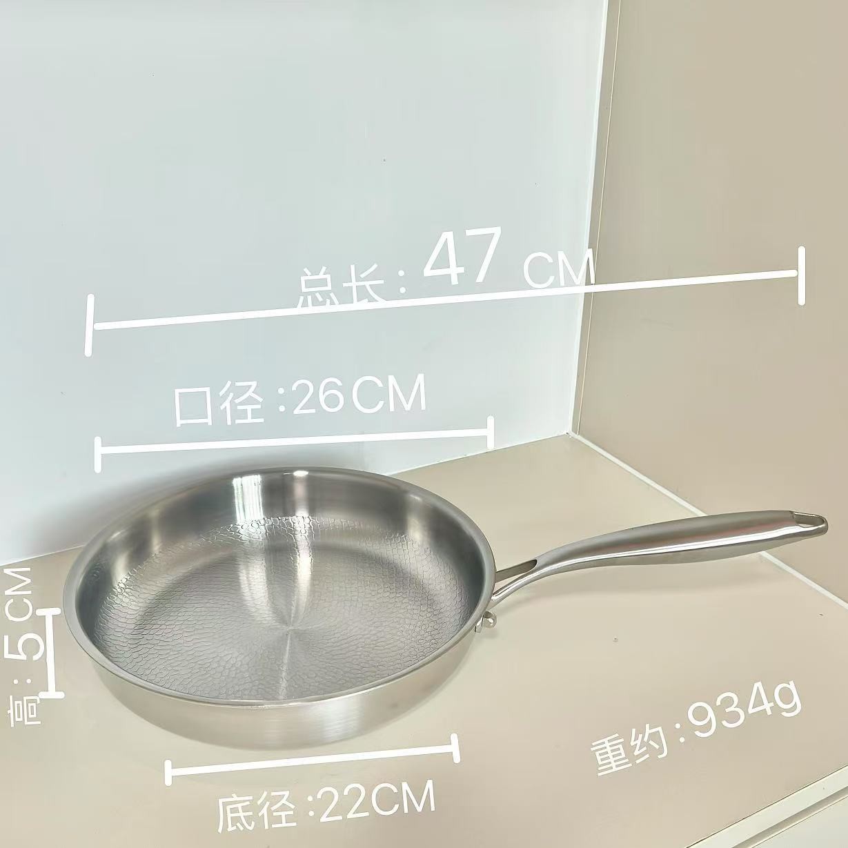 cross-border spot german pan pure titanium home use and commercial use pan non-stick pan can be put into dishwasher steak pot Application Scenario