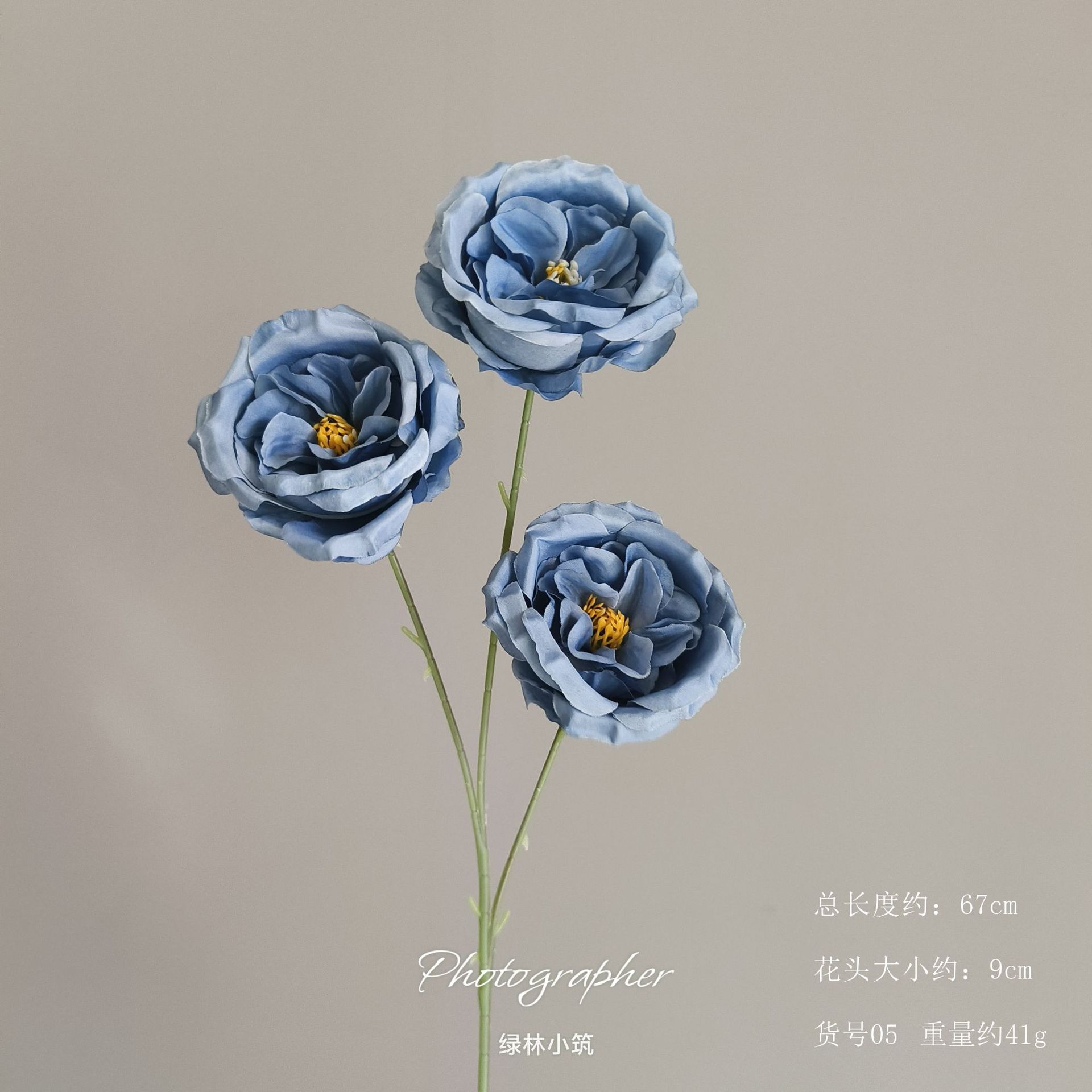 blue wedding simulation flower flower ceiling fake flower wedding decorative flowery wall wedding floor row flower silk flower and flower arrangement material full figure