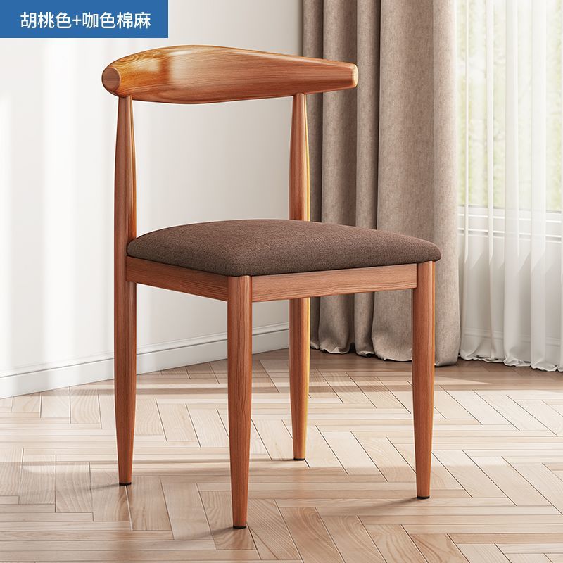 iron ox horn chair modern minimalist chair home internet celebrity dining chair wholesale milk tea snack hot pot fast food restaurant stool details Picture