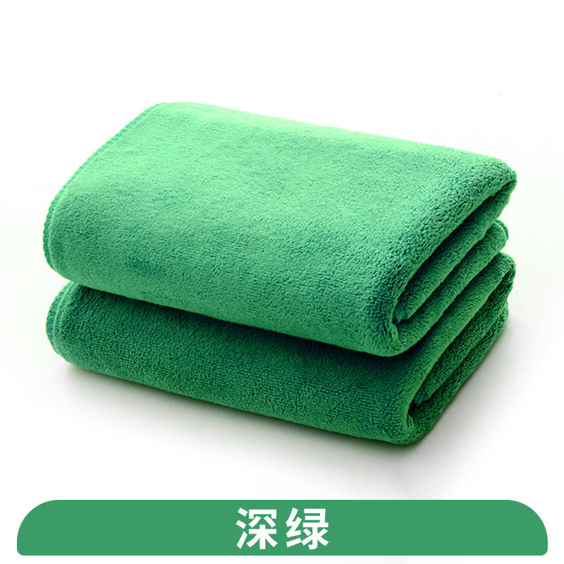 plain square towel superfine fiber cleaning cloth cleaning small tower soft water-absorbing quick-drying solid color car interior towel Item Picture