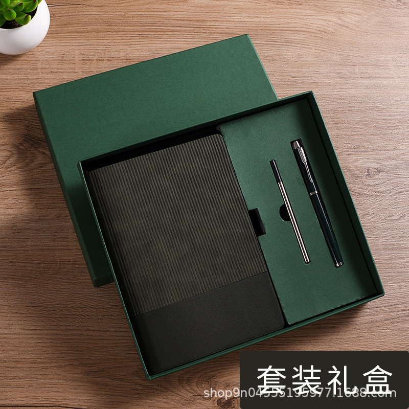 wholesale a5 notebook gift set good-looking business office notepad gift box can be used as logo Specification drawing
