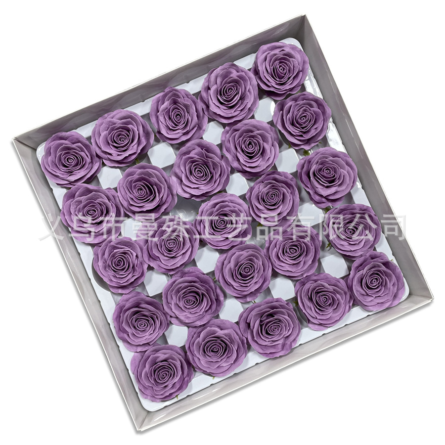 chinese valentine's day waking rose soap flower head preserved fresh flower soap flower gift box bouquet birthday gift gift diy full figure
