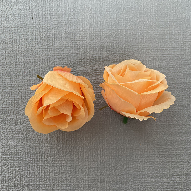 5cm artificial rose flower head wedding celebration flower wall arch decorative fake flower cross-border amazon artificial roses single flower Application Scenario