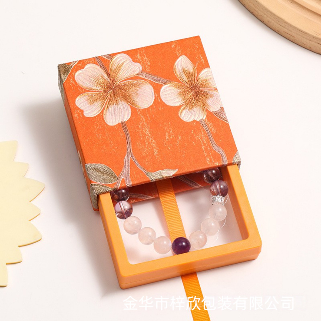 pe film suspension box display organizer jewellery box crystal bracelet box advanced sense bracelet box Item Picture