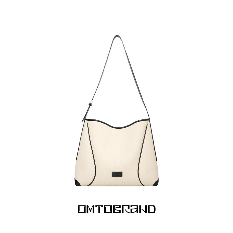 omto new oatmeal soft hobo bag tote shoulder bag underarm bag crossbody small bag commuter hand-carrying bag high sense full figure
