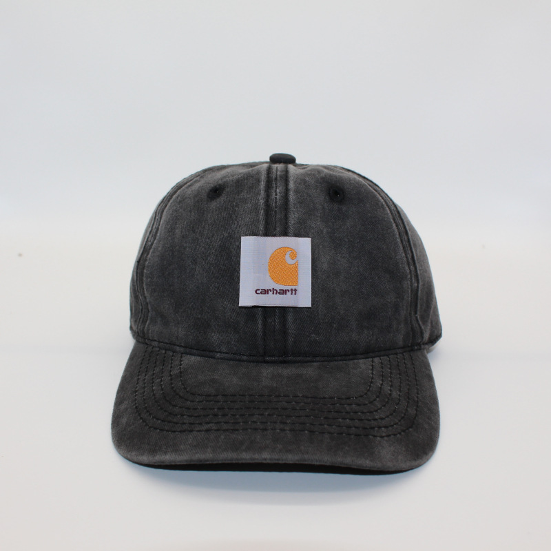 washed old fashion brand workwear neutral baseball cap soft top curved brim peaked cap foreign trade couple travel sun hat Item Picture